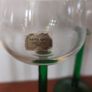 Fabulous Set of Four Vintage Retro Luminarc Long Emerald Green Stemmed Alsace White Wine Glasses, Made in France, Circa 1970, (Straight Stems) Image 4