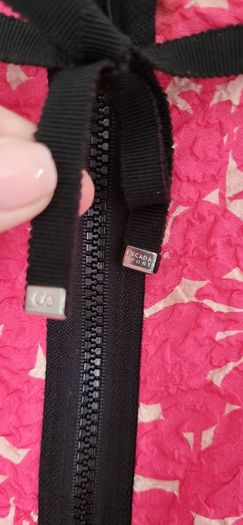 ESCADA SPORT fuschia silk mix 2-way full zip skirt Sz 36 (Fit 10UK) - Rrp 345 (New)