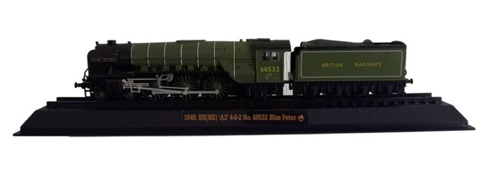 Collection of stationary model trains