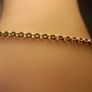 9ct Gold Petite Round Belcher link bracelet. Image 2