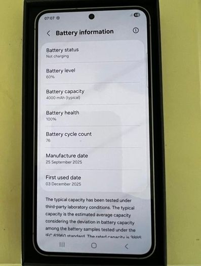 Samsung Galaxy S25 (256GB), Watch8 Classic (e-SIM), Buds3 Pro, Full Set, Brand New