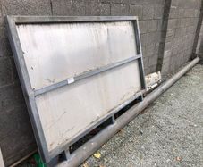 Sign steel pole