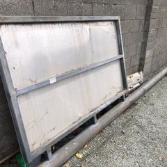 Sign steel pole