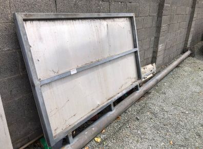 Sign steel pole