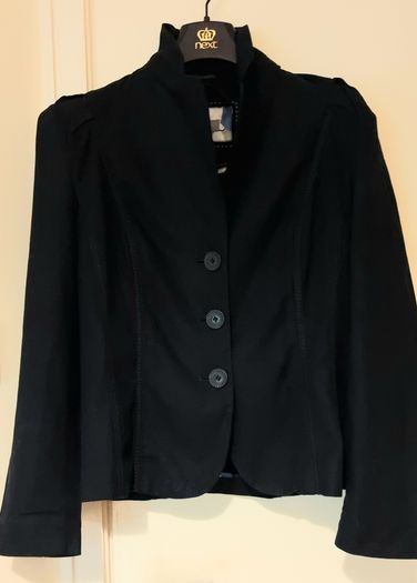 Per Una Navy Pure Linen Blazer S12