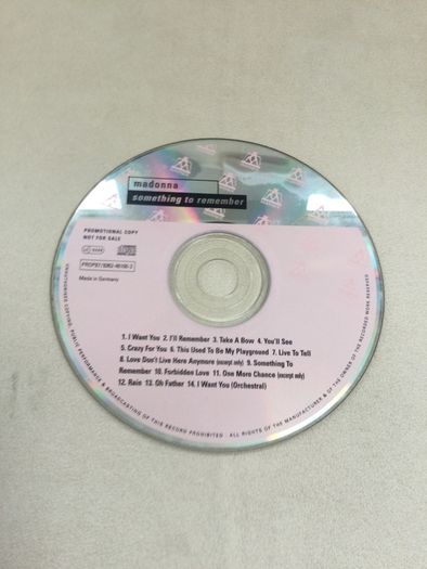 Madonna something to remember rare promo cd Kylie Britney celine