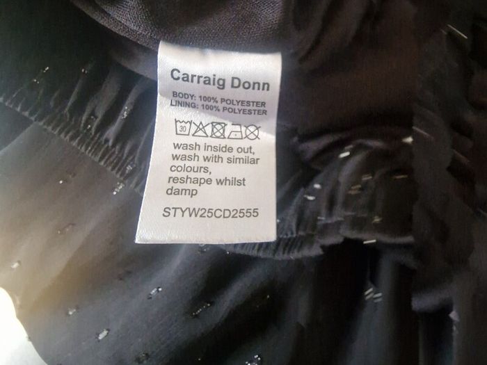 Black skirt size xl