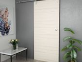 Sliding Door Hardware Kit 183 cm Stainless Steel Silver