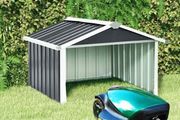Garden Robot Lawnmower Shed 92x97x63 cm Galvanised Steel Anthracite