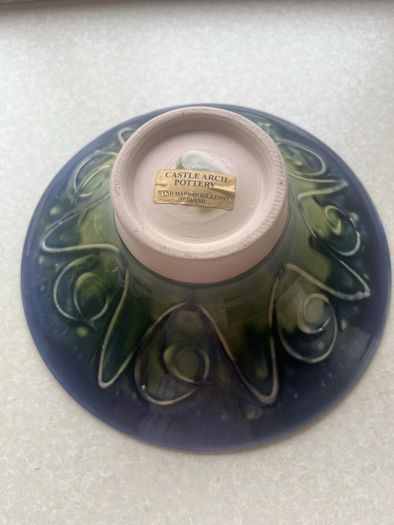 Vintage 2 Large Pottery Bowls as New