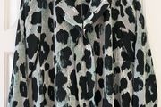 Size 12 Black/Grey&amp;Green Shirt by Comma