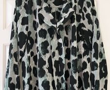 Size 12 Black/Grey&Green Shirt by Comma