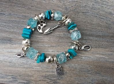 Charm Beaded Bracelet