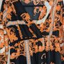 Stunning long sleeve faux wrap floral maxi dress Image 3
