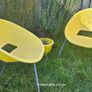 4 Garden armchairs, outdoor seats, bistro Image 2