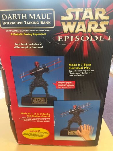 Star Wars Darth Maul Interactive Bank