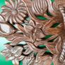 Decorative Wood Carved Wall Plaque Image 3