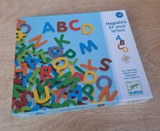 Djeco Wooden Magnetic Letters 83 pcs Great Condition