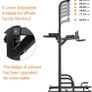_Power Tower Dip Station Pull Up Bar for Home Gym Strength Training Equipment Load capacity up to 200 kg. Image 3