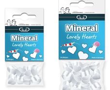 GlasGarten Mineral Hearts 16pcs