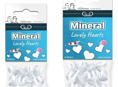 GlasGarten Mineral Hearts 16pcs