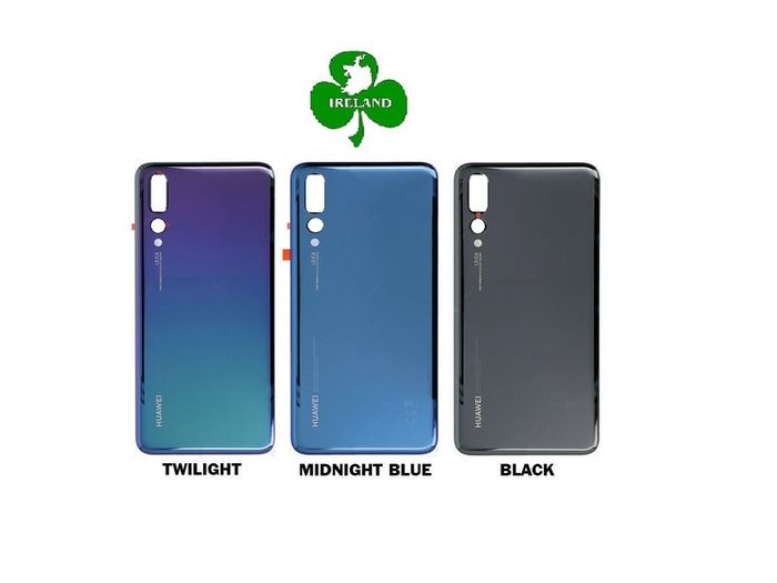 For Huawei P20 Pro Back Battery Cover Rear Glass Panel Case Black/ Blue/ Twilight New