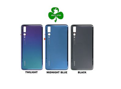 For Huawei P20 Pro Back Battery Cover Rear Glass Panel Case Black/ Blue/ Twilight New