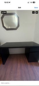 Black Office Desk