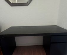 Black Office Desk