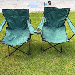 Pair of camping chairs