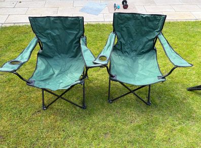 Pair of camping chairs