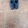 Ecco Navy Soft Leather Laced Boots S42 Image 4