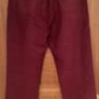 Moleskin burgundy pants Image 4
