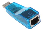 New USB To LAN Ethernet RJ45 10/100 Mbps Network Internet Adapter + CD