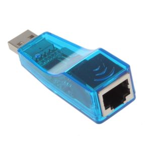 New USB To LAN Ethernet RJ45 10/100 Mbps Network Internet Adapter + CD