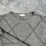 Bianco and Blu Womens Wool Cashmere Blend Sweater - Long Sleeves Crew Neck Image 4