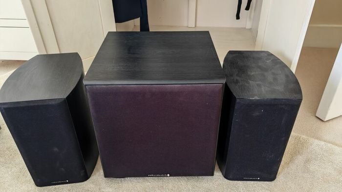 Denon AVR 1907 amp + Wharfedale speakers and 10" subwoofer