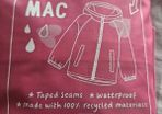 Rain Jacket/Child's Pack-Away Rain Mac .. Age: 3/4 Years
