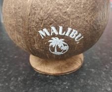 Malibu coconut cocktail cups.[box of 6]