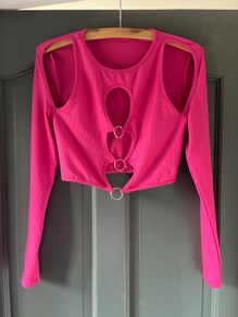 SHEIN ladies cut out top size