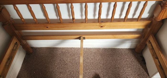 Solid Wood Double Bed Frame Good Condition