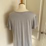 Betty Jackson grey viscose top size 18 Image 4