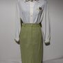 Jacques Vert Designer 3 Piece Outfit, part wool Jacket, Skirt and Blouse set Image 5