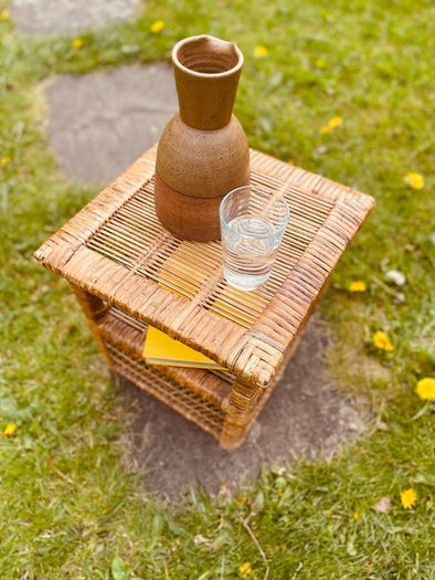 Rattan Side Table