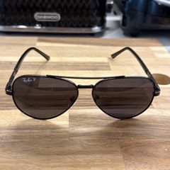 Brand New RayBan RB8225 Polarised Titanium Aviators Mint