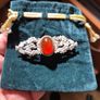 Vintage Brooch with it's Vintage Pouch Image 7