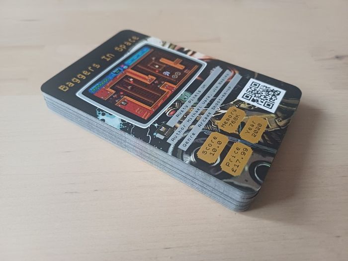 Sinclair ZX Spectrum Retro Computer Game Cards Cassette Box 2020 NEW