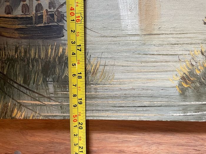 Antique Oil on Canvas - signed