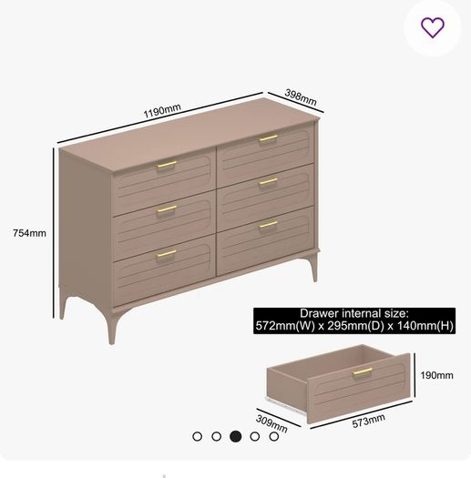 Chest of drawers