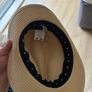 Italian Made Straw Summer Hat  Size 61 Image 2